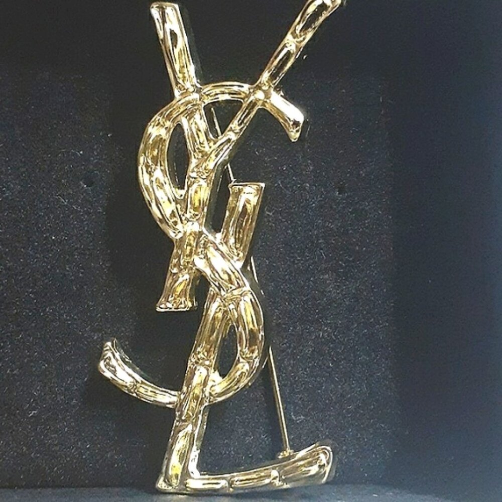 YSL YVES SAINT LAURENT BROOCH NIB